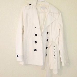 New York & Company White Jacket